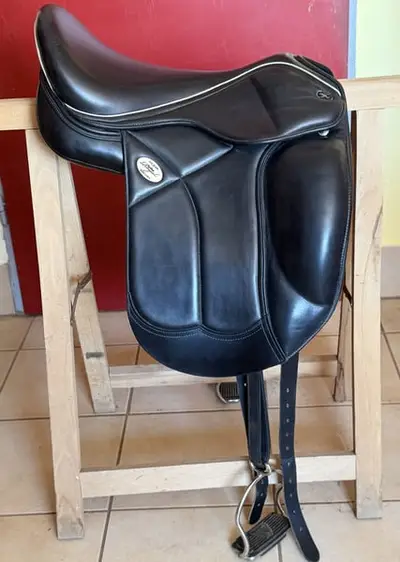 Selle Hilbar Exklusiv De Luxe Anatomic, 17,5 pouces