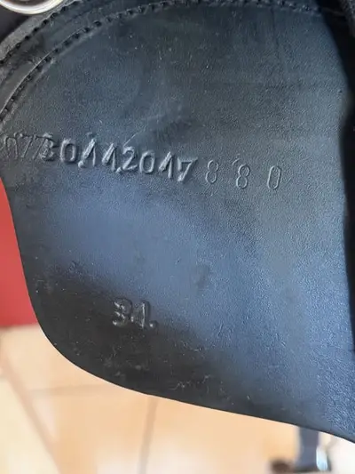 Hilbar Exklusiv De Luxe Anatomic Sattel, 17,5 Zoll