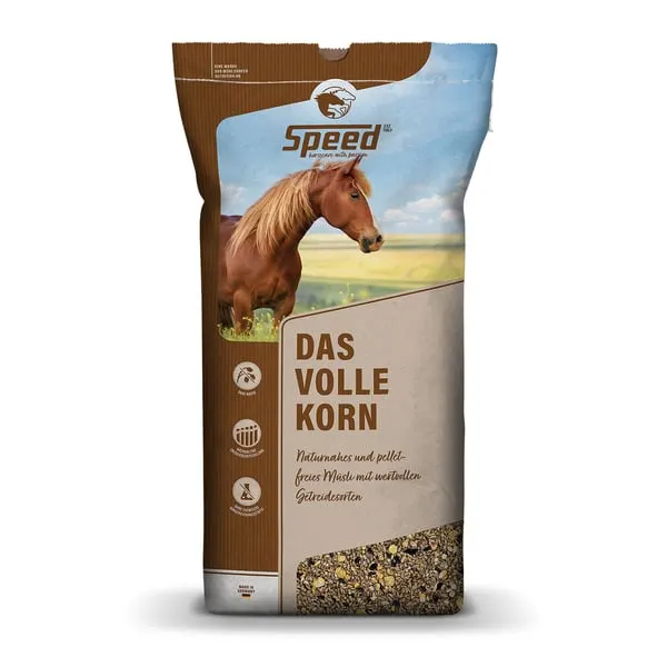 das volle korn von speed, Wertvolles Pferdefutter