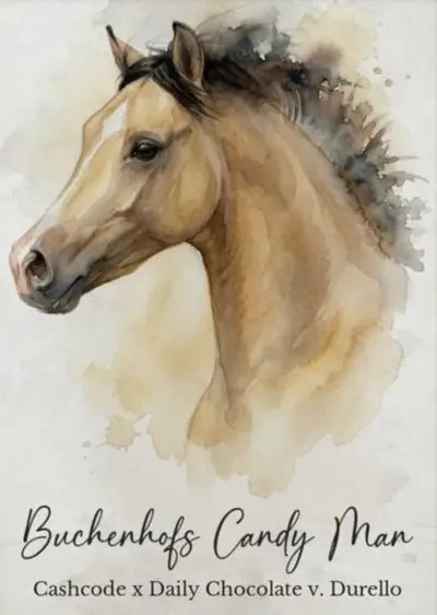 Schöner Reitponyhengst mit Hunterperspektive