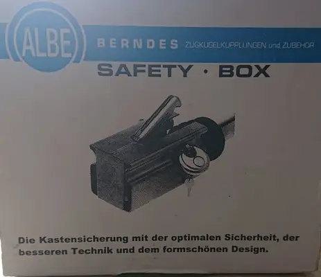 Safety Box von Albe, Diebstahlsicherung Anhänger