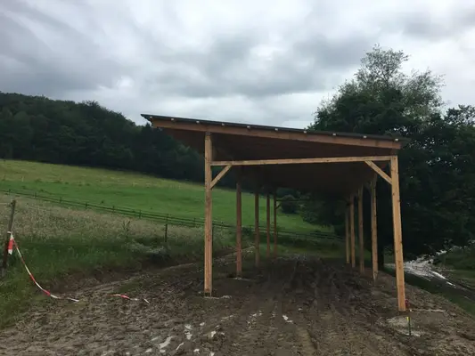 Pferdebetrieb mit ca. 18 ha Eigenland, umfangreicher Reitanlage und mehreren Wohneinheiten