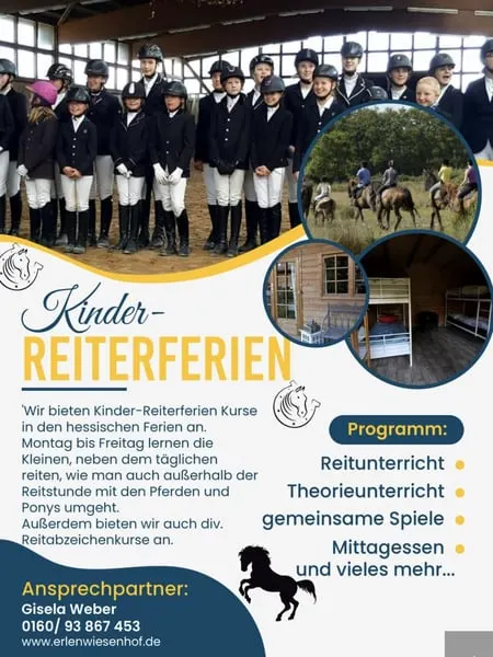 Reiterferien für Kinder in den hessischen Schulferien