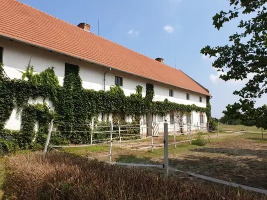 Reitanlage mit 60er Halle an der österreichischen Grenze