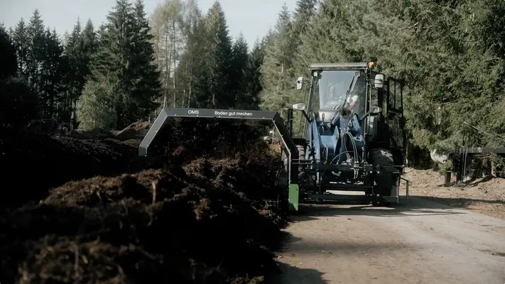 OMS Kompostwender für Anbau an Rad- & Kompaktlader