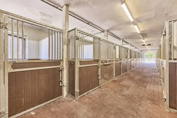 Reitanlage in NRW Nähe Münster zu verkaufen – Modernes Landhaus, Reithalle, Springplatz und 33 Boxen