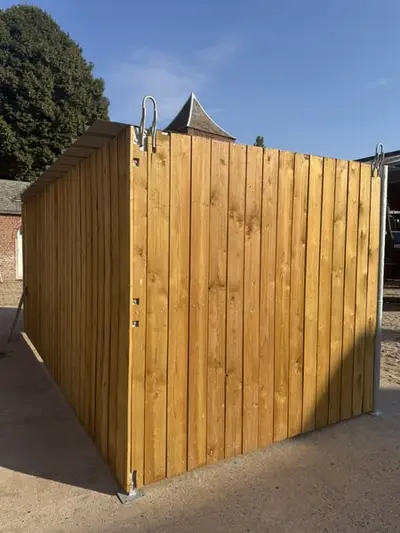 abnehmbarer und mobiler Paddockbox