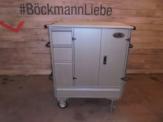 Alfako Turnierschrank „Midi“ Sattelschrank NEU Silber
