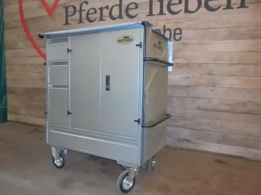 Alfako Turnierschrank „Midi“ Sattelschrank NEU Silber