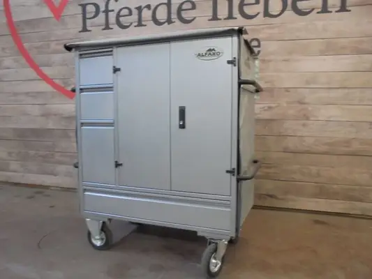 Alfako Turnierschrank „Midi“ Sattelschrank NEU Silber