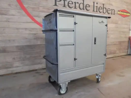 Alfako Turnierschrank „Midi“ Sattelschrank NEU Silber