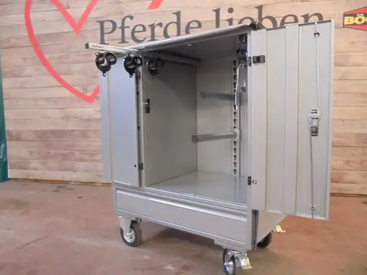 Alfako Turnierschrank „Midi“ Sattelschrank NEU Silber