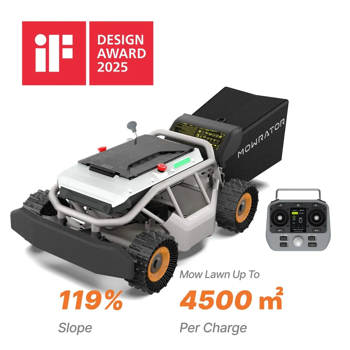 MOWRATOR S1 Mähroboter Böschungsmäher Hangmäher