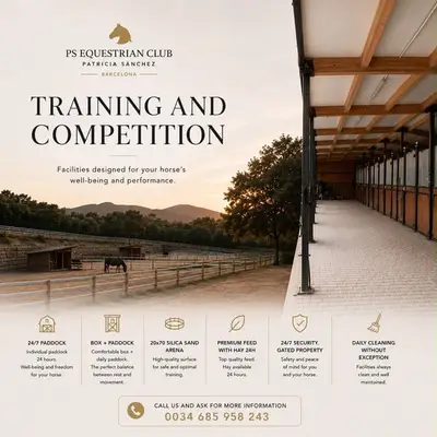 ¿Quieres alojar y entrenar a tu caballo cerca de Barcelona?