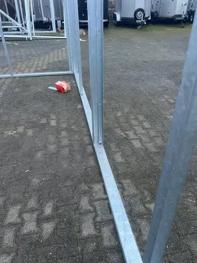 Mobiler fahrbarer Weideunterstand, Stall, Weidehütte