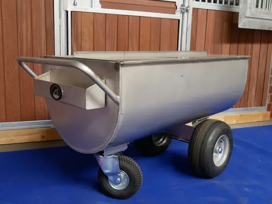 Futterwagen aus Edenlstahl leicht und wendig