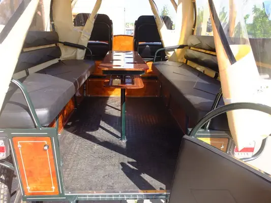 Neuer Planwagen m. 2m Sitzbänken