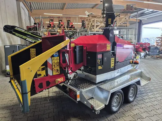 TP 216 Mobile-Tandem Holzhacker / Holzhäcksler