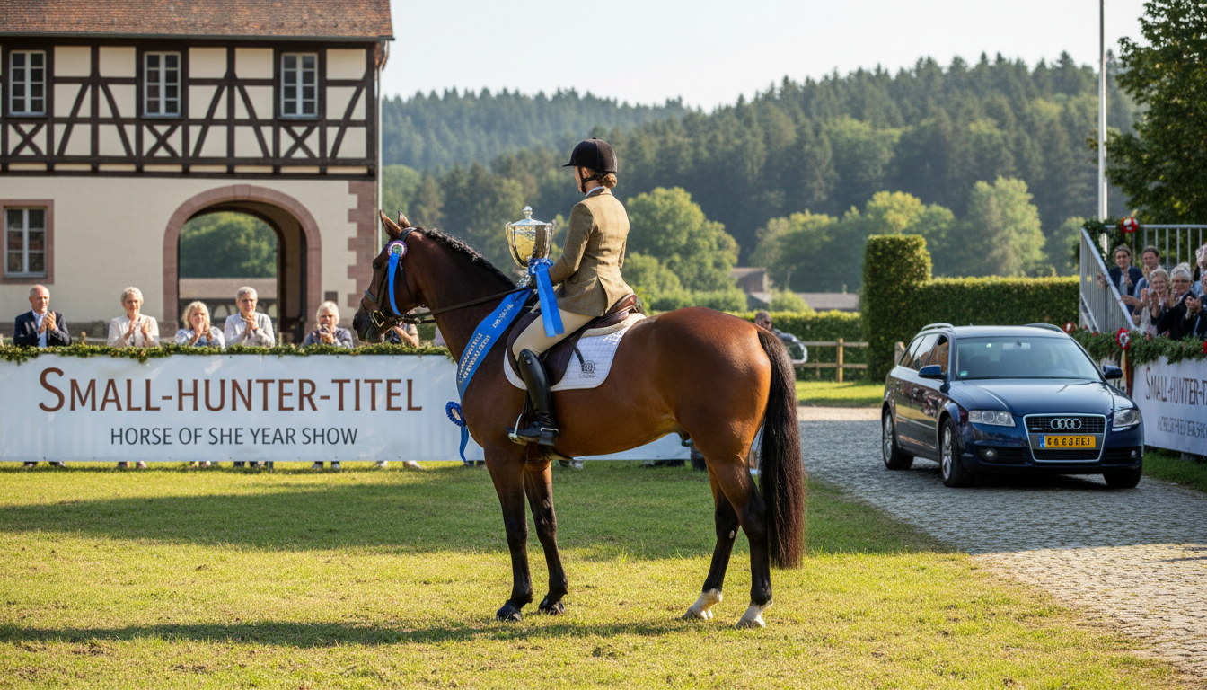 Alice Homer und Tidy Town gewinnen den Small-Hunter-Titel bei der Horse of the Year Show