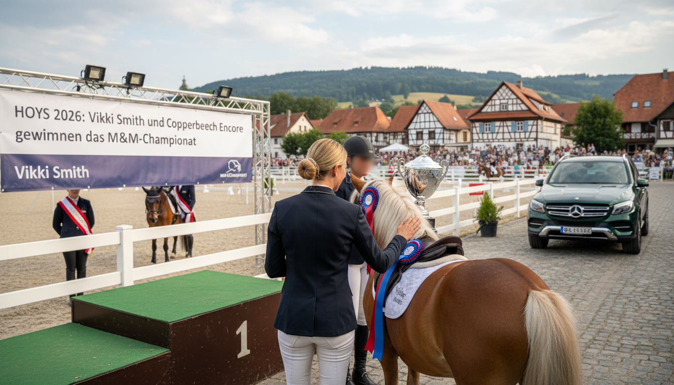 HOYS 2026: Vikki Smith und Copperbeech Encore gewinnen das M&M-Championat