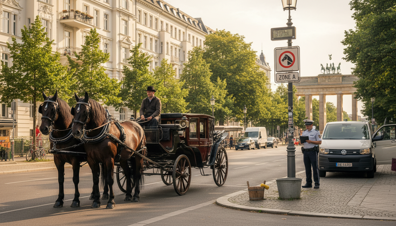 Kutschpferde in Berlin: Regeln zu Einsatzzeiten, Hitze und Kontrollen