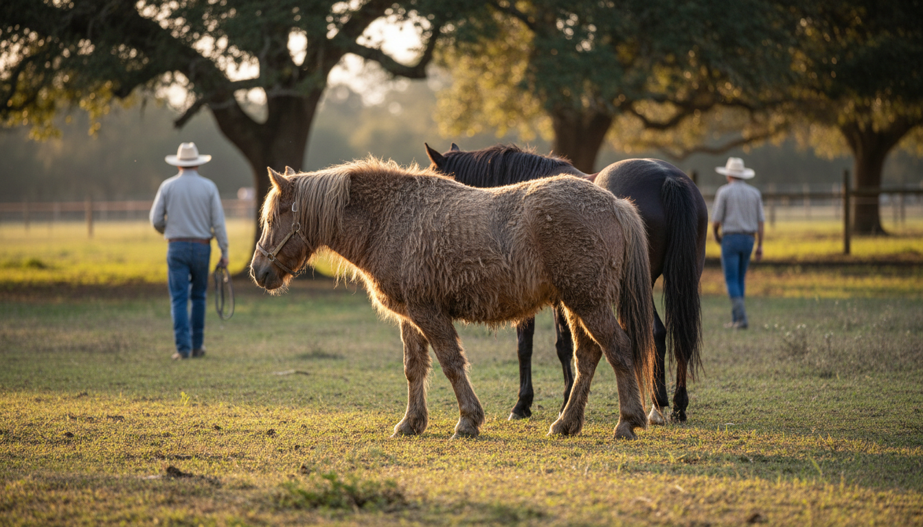 PPID en el caballo mayor: signos, test de ACTH y manejo diario