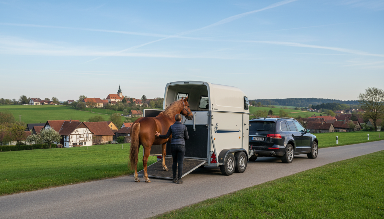 Transportstress beim Pferd: Anzeichen erkennen und Fahrten vorbereiten