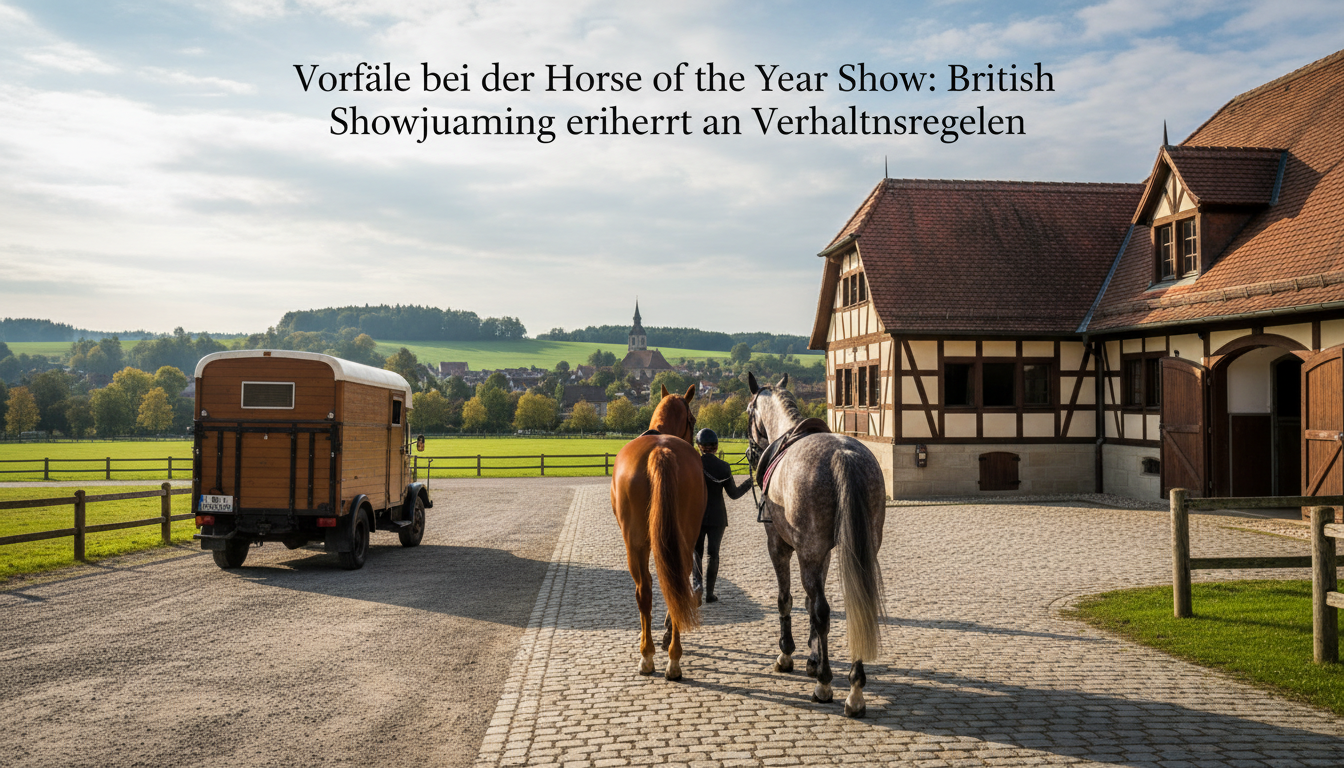 Vorfälle bei der Horse of the Year Show: British Showjumping erinnert an Verhaltensregeln
